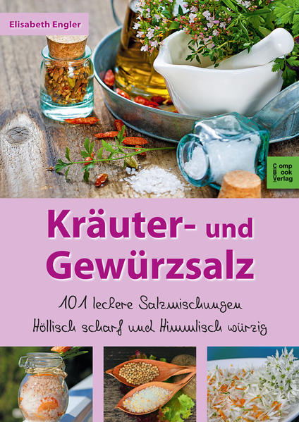 Lieben Sie auch die herrlich duftenden Kräuter und Gewürze aus aller Welt? Dann ist dieses Buch genau richtig für Sie: köstliche Mischungen aus Salz, Kräutern und Gewürzen, gesund, abwechslungsreich und schnell gemacht. Natürliche Würzmittel ohne Konservierungsstoffe, Aromaverstärker oder Farbstoffe, sprich ohne synthetische Zusatzstoffe, bereichern jetzt Ihre Küche und Gerichte. Sie herzustellen macht viel Spaß und so lassen sich viele Kräuter aus dem Garten leicht unterbringen, auch wenn man besonders viel davon hat. Und selbstgemachte Gewürzmischungen schmecken einfach besonders gut! Algensalz, Ayurveda-Salz, Bayerisches Käsesalz, Sonntagsbratensalz, Thaisalz, Trüffelsalz, Zitrus-Salze. 101 inspirierende Rezepte für Selbermacher lassen keine Wünsche mehr offen - für die eigene Küche aber auch als individuelle Geschenkidee. Mit vielen farbigen Bildern