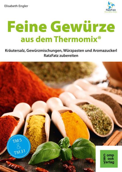 Ausgabe im Hochkant-Format Achtung: Nachfolger der Querformatausgabe gleichen Titels (mit den selben Rezepten) mit der ISBN 3934473288 Jede Speise wird erst durch die entsprechende Würzung komplett. Und mit den hier vorgestellten, RatzFatz und doch harmonisch aufeinander abgestimmten Gewürzmischungen und Pasten wird Ihre Mahlzeit zum Genuss! Mit dem Thermomix macht das ausgesprochen viel Spaß. Verständlich und gut nachvollziehbar werden die verschiedensten Kräutersalze, und zum ersten Mal auch Aromazuckerl zubereitet und bereichern Ihre Tafel. Ein Feuerwerk an Aromen, frisch und ohne künstliche Zusätze - für den eigenen Haushalt oder auch als exquisites Geschenk. Liebevoll gestaltetes Buch mit vielen farbigen Abbildungen. Die Rezepte können mit dem TM 31, dem TM 5 und bauähnlichen Thermokochgeräten zubereitet werden.