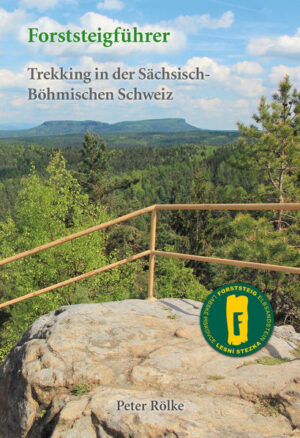 Der im Jahr 2018 vom Sachsenforst eröffnete Forststeig führt durch einsame linkselbische Wälder und über zahlreiche Tafelberge. Erfahrene Wanderer können die etwa 110 km lange, konditionsmäßig anspruchsvolle und mit einem senkrechten gelben Strich markierte Trekkingtour in mehreren Tagen bewältigen. Der Sachsenforst hat für die Wanderer dazu spezielle Trekkinghütten und Biwakplätze eingerichtet. Dieser Forststeigführer beschreibt die Trekkingtour in acht Etappen mit jeweils markanten Anfangs- und Endpunkten. Darüber hinaus empfiehlt er Zwei- bis Dreitageswanderungen sowie Tagestouren auf dem Forststeig. Für jede Etappe gibt es detaillierte, farbige Wanderkarten. Ein Informationsteil soll bei der Planung der Touren und der Übernachtungen helfen. Außerdem sollen 182 farbige Fotografien Vorfreude auf das Wandern auf dem Forststeig bereiten. Eine Reihe von Exkursen informiert zu forst- und waldkundlichen Themen. So wird z.B. entlang des Forststeigs auf Forstgrenzzeichen als Zeugen des Waldbesitzes in vergangenen Jahrhunderten eingegangen und das Tannenprogramm von Sachsenforst vorgestellt. Auch Einzelbaumarten wie die Eiche und Kiefer stehen im Mittelpunkt der Betrachtung. Außerdem wird die Waldentwicklung der vergangenen Jahrhunderte in der linkselbischen Sächsischen Schweiz betrachtet und es werden historische Waldberufe vorgestellt, wie z.B. Köhler, Pechsieder, Flößer, Vogelsteller sowie einstige Waldnebennutzungen wie z.B. Bienenweide und Waldhutung. In einem Anhang wird auf praktische Belange für eine Forststeigwanderung eingegangen. Es wird das Thema Wasser auf dem Forststeig besprochen, außerdem sind (die wenigen) Einkaufsmöglichkeiten von Lebensmitteln in der Nähe des Forststeigs aufgeführt. Eine Empfehlung für Landkarten und ein Vorschlag für eine Rucksack-Packliste kommen hinzu. Nicht zuletzt ist eine Aufstellung der Verkaufsstellen der Trekkingtickets zu finden.