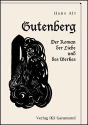 Der Roman ist doppeltes Zeugnis früherer Welten. Verfaßt in einer historisierenden Sprache, gewährt er Einblicke in das Leben und das Werk Johann Gutenbergs im Ausgang des Mittelalters und zeichnet zugleich ein Bild der Gutenbergrezeption im beginnenden 20. Jahrhundert. Zu Anfang der dreißiger Jahre verarbeitete Hans Alt, Sohn eines Buchdruckermeisters, wissenschaftlich belegte Fakten zu der vorliegenden romanhaften Legende. Durch den Krieg, den der Autor nicht überlebte, blieb der Text nahezu 70 Jahre unveröffentlicht und wurde vom Verlag im Gutenbergjahr 2000 erstmalig veröffentlicht. Um die zeitliche Distanz zwischen Manuskript und Drucklegung zu verdeutlichen, auch um das Fluidum mittelalterlicher Typographie zu illustrieren, wurde das Buch in Frakturschrift gesetzt.