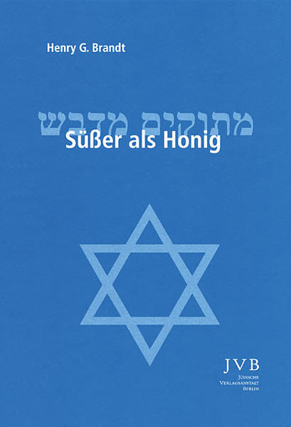 Gedanken und Anregungen zu den Wochenabschnitten (Paraschot) der Tora von Landesrabbiner em. Dr. h. c. Henry G. Brandt: Es gibt viele Bilder, die die Bedeutung der Torah, der 5 Bücher Mose für Juden beschreiben. Der Zyklus der wöchentlich in der Synagoge gelesenen Abschnitte (Paraschot) bietet die regelmäßig wiederkehrende Gelegenheit, auf die Worte der Torah zu hören und dazu auch Erläuterungen zu erhalten, wie im 21sten Jahrhundert mit der Weisung Gottes umgegangen werden kann. Honig ist ein Symbol für Eretz Jisrael (das Land Israel), in dem Milch und Honig fließen, positiv besetzte Begriffe, aber die Worte der Tora stehen weit darüber. Zweimal wird die Weisung Gottes in den Psalmen mit Honig in Verbindung gebracht: Psalm 119, 103: Wie lind sind sie meinem Gaumen, mehr als Honig dein Spruch meinem Mund. Psalm 19, 11: Die köstlicher sind als Gold, als Feinerzes viel, süßer sind als Honig, als Seim der Waben. Entlang den fünf Büchern der Torah enthält dieses Buch Rabbiner Brandts Gedanken zu einzelnen Wochenabschnitten. In seiner eigenen Mischung aus theologischem Wissen und alltagsbezogenem Realitätssinn finden sich Gedanken, die immer wieder neu den aktuellen Bezug für uns zu den Worten der Torah herstellen. Sicher ist der Titel »Süßer als Honig« auch eine Herausforderung, denn nicht alle Paraschot lassen sich gefällig versüßen. Aber gerade da liegt der Reiz dieser Ausgabe. Die Torah gibt Aufgaben, die nie leicht zu bewältigen sind, manchmal ist aber der Versuch, sich diesen zu nähern, schon ein Gang auf diesem Weg, der in den Psalmen mit den erwähnten Worten beschrieben wird.