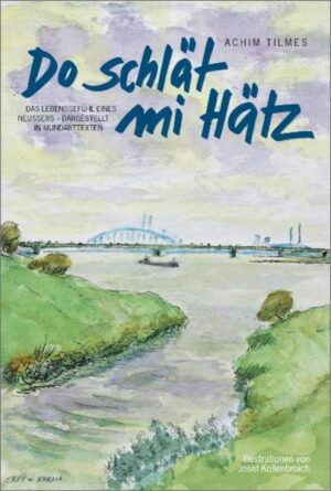 "Do schlät mi Hätz", in diesem Buch kommt die Heimatliebe zweier Neusser Künstler zusammen. Der Maler Josef Kollenbroich und der Autor Achim Tilmes haben auf Initiative der Neusser Heimatfreunde eine Liebeserklärung an ihre Stadt verfaßt, bodenständig und feinfühlig. Achim Tilmes, stammt aus einer typischen Schützenfamilie und erblickte im Dezember 1947 in Neuss das Licht der Welt. Vor allem der Großvater mütterlicherseits öffnete ihm Herz und Verstand für Entwicklung und Geschehen in der Vaterstadt, zugleich aber auch für die rheinische Mundart. Bekannt ist er durch seine leitenden Aufgaben in der Neusser Stadtverwaltung und dem besonderen Engagement im Schützenwesen. Achim Tilmes ist verheiratet und hat drei Söhne. Josef Kollenbroich wurde 1927 in Nievenheim geboren. Kindheit und Jugend verbrachte er in Neuss. Eigentlich aus der technischen Zeichnung kommend skizzierte er später gern Situationen und Erlebnisse. Hinzu kam Aquarell, Öl und Linolschnitt, ebenso auch die Bildhauerei. 1959 wurde er Volksschullehrer und ging 1991 als Rektor der Görresschule in den Ruhestand. Achim Tilmes und Josef Kollenbroich gaben bereits 1998 das Mundartbuch "Heimat dörf och Macke han" heraus.