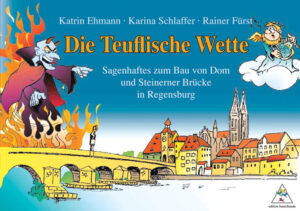 Die bekannte Stadtsage berichtet von der Wette zwischen Domund Brückenbaumeister, wer wohl als erster sein Bauwerk vollenden würde. Der Brückenbaumeister schließt mit dem Teufel einen verhängnisvollen Pakt, um die Wette zu gewinnen. Dafür verspricht er ihm die ersten drei Seelen, die über die neue Brücke gehen. Schließlich wird der Teufel mit "Tierseelen" abgespeist und fährt erzürnt durch Brücke und Donau zurück in die Hölle. Dass es sich um eine Sage handelt, erhellen auch die historischen Daten: Die Steinerne Brücke zu Regenbsurg wurde in den Jahren 1135 bis 1146 erbaut. Der Dombau begann offiziell erst im Jahre 1260.