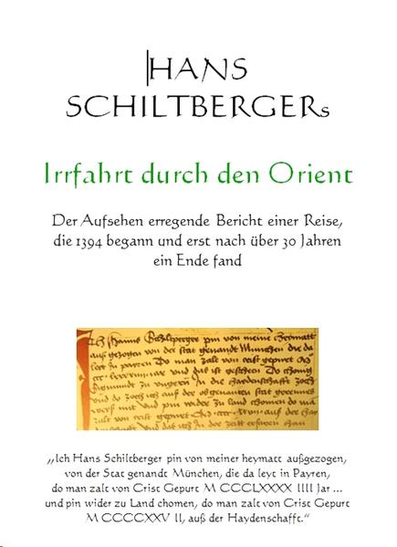 Anno Domini 1427: Ein 50jähriger Mann lenkt seine Schritte durch Freising, er kommt heim von einer drei Jahrzehnte währenden Irrfahrt durch den Orient: Johann Schiltberger. Was er zu erzählen hat, ist einer der sensationellsten Berichte des Mittelalters. Schiltberger war 1394 als junger Knappe mit seinem Ritter gegen die auf den Balkan vordringenden Türken ausgezogen, das christliche Heer unterliegt, Schiltberger gerät in Kriegsgefangenschaft, dient osmanischen Sultanen und kommt mit dem Tatarenherrscher Timur Lenk (Tamerlan) bis nach Indien und Sibirien. 1427 die abenteuerliche Flucht. Seine Bericht ist faszinierend und ergreifend!