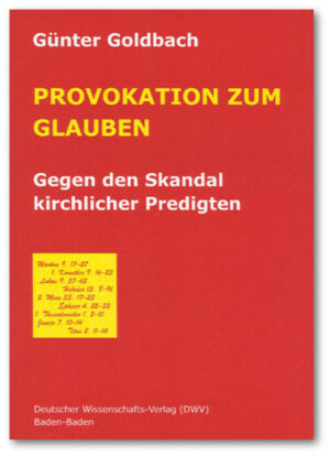 In der vorliegenden Abhandlung werden sonntägliche Predigttexte aus den VI Perikopenreihen der EKD in einer sorgfältigen theologischen Analyse auf ihre Gegenwartsbedeutung hin befragt. Das Buch will damit einen Beitrag leisten gegen den von seinem Autor beobachteten theologischen Bildungsverfall im gegenwärtigen Verkündigungsgeschehen. Haben doch nach seiner Erkenntnis die Stilisierung und Konzeptionierung gottesdienstlichen Geschehens vornehmlich als Event und die sich daraus ergebende Ent-Theologisierung und Ent-Intellektualisierung, ja Trivialisierung zum Verlust der protestantischen Kernkompetenz geführt: die befreiende Botschaft des Evangeliums von der Barmherzigkeit Gottes zu verkünden. Das Buch will praktische Hilfestellung leisten für Pastorinnen und Pastoren im Predigtdienst, aber ebenso als Kompendium religiöser Erkenntnis dienen für suchende und fragende theologisch interessierte Zeitgenossen. Schlagwörter: Biblische Predigttexte in theologischer Analyse, Protest gegen theologischen Bildungsverfall im Verkündigungsgeschehen, Praktische Hilfestellung für den Predigtdienst, Kompendium religiöser Erkenntnis für theologisch interessierte Zeitgenossen