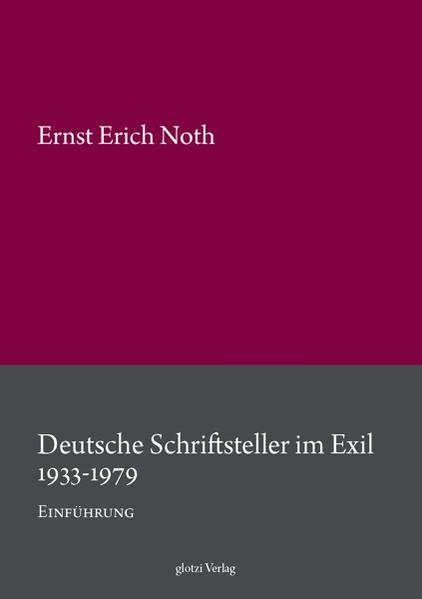 Deutsche Schriftsteller im Exil 1933-1979 | Bundesamt für magische Wesen