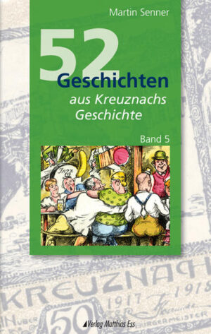 Zum ,Zweihundertjährigen‘ wird der Leser auf den Jahrmarkt entführt - und in eine Zeit, als Tellerlinsen mit einem anderen Buchstaben begannen. Wir erleben mehrere Jahrmarktsgewitter, machen einen Bogen um die wahrsagende Riesenspinne, wagen eine Fahrt auf dem „Crinolinen-Caroussel“, lassen uns von „Kleppini im Bierfass!“ verblüffen und müssen 1939 mit einem halben Weinfest zufrieden sein. Kein Problem - Altkreuznach hat schließlich noch mehr zu bieten: die Schöne Aussicht, eine ,amerikanische‘ Masseuse und das Pensionat Frauzem, Blumen aus dem Dreiherrenhaus, falsches Falschgeld und das echte „Glücksrad“, ein fideles Gefängnis, Fundsachen satt und die Rennbahn, eine Mitgift von Napoleon, „Silberfische“ als Haustiere, einen indischen Markt und Schönheitsmittel von Jammers, Kiskys „Kirschenkuchen“, Grawekrischer und ein vorbildliches Polizeipferd, Rasieren mit Rabatt, eine Badewirtin aus Moskau, Moritz den Maulesel und einen „Verächter des Todes“.