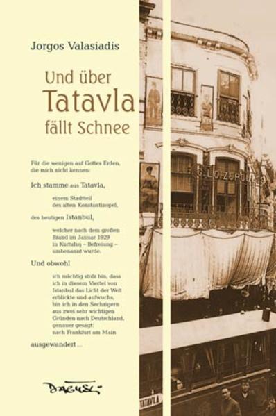 Eine Zeitreise in die Stadt am Bosporus, die vor Jahrhunderten Konstantinopel hieß - das kosmopolitische Istanbul. Der autobiographische Roman des Istanbuler Rum, so heißt die griechischsprachige Minderheit, Yorgos Valasiadis, entführt uns in die Welt seiner Kindheit und Jugend, die Gassen von Tatavla der 1950/60er Jahre. Zwischen Rebellion und Rock’n Roll stellt er uns seine Familie, Freunde und Nachbarschaft vor: Vater Yannis, der in Uniform wie eine Vogelscheuche aussah und den Offiziersfrauen Pantoffeln a la Hollywood anfertigen musste, Großvater Kostas, der im Suff eine Polizeiwache überfiel, Patenonkel Antiochos, in dessen Lokal Atatürk ein- und ausging, die resolute Urgroßmutter Sultana, die das Brot für die Familie mit einer vorgetäuschten Schwangerschaft ergattert, den Schulfreund Restis, der den gestrengen Lehrer im Bordell erwischt, die jüdische Tante Rebecca, deren Bruder von deutschen Agenten während des Krieges ermordet wurde, Fischer, Wahrsager, Wasserträger… Mit einer an Aziz Nesin gemahnenden Schalkhaftigkeit und geradezu übersprudelnden Erzählfreude berichtet Yorgos Valasiadis vom Leben der Minderheit, von Migration und Integration und von der Schönheit des Lebens.