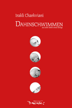 In seinem autobiographischen Roman erzählt Charkviani subjektiv wie beispielhaft die Geschichte der »Generation Gagarin«, die unter dem Stillstand in der Sowjetunion litt, sich in Musik und Drogen flüchtete, und für die die Ära Gorbatschow zu spät kam. Seine Jugendfreunde scheitern tragisch und tödlich, er steigt zum Rockstar auf und begreift sich doch ebenfalls als Gescheiterter. Parallel erscheint sein Alter Ego, Rumi aus Kabul, der einen sowjetischen Soldaten erschießt und sich in einem Flugzeug wiederfindet, das er in die Luft sprengen soll. Rumi ist ein Wiedergänger des mystischen Poeten Mevlana Dshelaleddin Rumi, der aus dem Verlust seines Geliebten seine unsterbliche Poesie schöpft. Durch den Roman irrlichtert ein koboldhafter Lenin, der Charkviani wie Rumi dazu zwingen will, ihre historische Bestimmung zu erfüllen und zu Tatmenschen wider Willen zu werden. „Dahinschwimmen“ besteht aus einem Bewusstseinsstrom, durch den hindurch die Wirklichkeit wie Sprengkörper bricht.