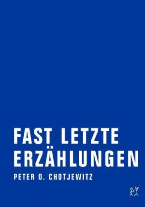 Seit 1986 hat die verehrte Leserschaft kein neues Buch mehr in Händen halten können, das Erzählungen von Peter O. Chotjewitz enthält. Dabei hat der Romancier und Novellist auch in den letzten zwanzig Jahren in Zeitungen, Zeitschriften und Anthologien der Öffentlichkeit einen reichhaltigen erzählerischen Korpus präsentiert, anderes ist vom Funk gesendet worden. Höchste Zeit also, die besten veröffentlichten und unveröffentlichten Texte der verflossenen Dezennien zu sammeln! In 'Fast letzte Erzählungen' schildert der Autor die Folgen des Mauerfalls, schreibt über seine Freunde Andreas Baader und Günther Bruno Fuchs, über literarische Außenseiter und Fluxus, über Sinowjews Verhältnis zur Religion und über die verwirrte Tochter eines nationalsozialistischen Schädelforschers. Kurz: Über die bewohnte Welt und sein Sosein in selbiger.