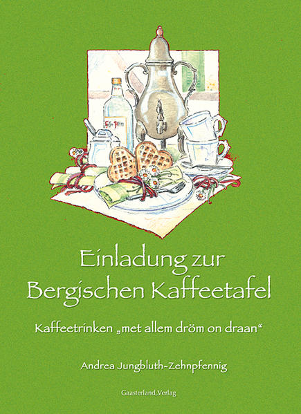 Einladung zur Bergischen Kaffeetafel mit zahlreichen Illustrationen Köstlicher Kaffee aus scheinbar unerschöpflicher Quelle, frisch gebackene Waffeln und ein reichhaltig gedeckter Tisch, der niemals leer wird - das ist die Bergische Kaffeetafel, die bekannteste kulinarische Spezialität des Bergischen Landes. Mit „Kaffeetrinken ein­mal anders“, nämlich Kaffeetrinken „met allem dröm on draan“, seine Gäste zu verwöhnen, lohnt sich! Es bringt neben dem Genuss auch eine gemütliche und gesellige Atmosphäre. Als kleiner Leit­faden will Ihnen dieses Buch Anregungen geben zur Gestaltung Ihrer „eigenen“ Bergischen Kaffeetafel.