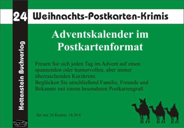 Weihnachtliche Postkartenkrimis 24 Kurzkrimis | Hannelore Brümmerloh und Uwe Griessmann