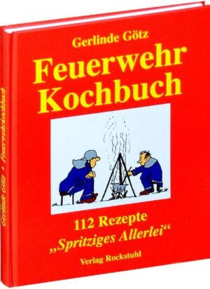 Autorin Gerlinde Götz. Leckere Rezepte zum Nachkochen und auch für Vereinsfeiern, 22 Zeichnungen von Rolf Westerhoff, gebunden ÜBER DAS BUCH: Das neue „Feuerwehrkochbuch“ von Gerlinde Götze ist den fleißigen Feuerwehrmännern und Feuerwehrfrauen in unserem Land gewidmet. Es enthält neue Ideen und soll Anregungen zur Gestaltung von Feierlichkeiten in familiärer und kameradschaftlicher Runde geben. Da geht es in „Erlesenes“ um „Brand-Butterbohnen“ oder um das „Zicklein im Feuerwehrrausch“. In „Erotisches“ finden wir ein „Sündiges Martinshorn“ und „Süße Feuerwehrverführung“. 112 Rezepte wurden in solche Themen, wie: Feuerwehrpartys, Feuerwerk, Feuriges, Grillpartys, Großveranstaltungen, Heiß Beflügeltes, Herzhaftes, Jahresabschlussfeier, Rauchiges und Verruchtes, Reizvolles, Riesengroßes, Schaum, Schlauchfüllung, Spritzig, Uniformiertes und Wasserhaltiges zusammengestellt. Die meisten Rezepte sind für 4 Personen ausgelegt und wurden von der Autorin genaustens nachgekocht. Feuerwehren, welche größere Veranstaltungen vor haben, finden auch Rezepte für 10 Personen, wie in „Feuerwehrpartys“: „Feuerfresser-Kartoffelsuppe“ oder die „Feurige Erbsensuppe mit Brand- Rauchwurst“. Auch Kochbuchsammler können von den pfiffigen, humorvollen und feurigen Rezepten profitieren. (Harald Rockstuhl). INHALTSVERZEICHNIS: ALARM! 7 Feuerheringstopf 8 Spritzenhausstulle mit Schaumiger Blonde 8 Spritzring in Uniform 9 Leuchtende Zucchini-Wein-Plinsen 10 WASSER MARSCH! 11 Feuerfresser-Kartoffelsuppe 12 Feuermeldersuppe 13 Feurige Erbsensuppe 14 Gelöschter Waldbrand-eintopf mit Rauchfleisch 15 Glutbrandroter Gasstrahler 16 Kesselfeste Feuersuppe 17 Lodernde Kartoffelsuppe 18 Feuerknallersuppe 19 Brandsuppe 20 DER ROTE HAHN 21 Deftiger Feuerschmaus 22 Leuchtende Feuerwelle 23 Glemmertortilla 24 Sündiges Martins-Horn 25 Geteilte Feuerwehrherzen 26 Feuerwehrtorte 27 Feuermonde 28 AUS DEM LÖSCHTEICH 29 Feuerfisch 30 Dampfseelachsfilet im Ölwehrschlauch 31 Gelöschter Karpfen 31 Feuerlachsforelle 32 SPRITZENHAUSMANN 33 Hammelrücken mit spritziger Rotweinsoße 34 Feurige Eleganz 34 Zicklein im Feuerwehrrausch 35 Feuerschnitzel 36 Brennend scharfe Kanonenkugeln 36 Gerätehaus 37 Feuerwürfel und Erdäpfel im eigenen Saft 37 HEISS BEFLÜGELTES 38 Feuer-Leckerli 39 Hähnchen in Flammen 39 Gerollter Wildschweinbraten in Feuerfarce 40 Wildfeuer 41 Glutheiß 42 Hähnchen in feuerroter Tunke 43 Gebrannte Feuerwehrbrüstchen im Löschrahm 44 ZAUBER IM FEUERWEHRHELM 45 Brand-Butterbohnen 46 Feuerwerk aus der Erde 46 Buschfeuer 47 Roter Feuerwehrtopf 48 Feurige Auberginenscheiben 48 UNIFORMIERTES 49 Knobelbecherstiefel 50 Rußmantel 50 Kochschinken im Lichterglanz 51 Spritzen-Ring 52 Brandrauch 52 Kartoffeln im C-Schlauch 53 Feuerwehrkügli 53 Nebelschwaden 54 Splitterzipferl 54 TATÜ-TATA! 55 Feuriger Kartoffelsalat 56 Hexenfeuer 57 Feurige Salatschüssel 58 EROTISCHES UND EISKALTES 59 Ananasscheiben in scharfer Feuerwehruniform 60 Bananenspalten im Löschschaum 61 Feuerapfel mit Häubchen 61 Befeuernde Mangocreme 62 Geflammte Zaubermischung 63 BRANDHEISSES 64 Glühende Mango-Sonnen 65 Spritzige Apfelsterne 66 Kürbistaler 67 SCHLAUCHFÜLLUNGEN 68 Atemberaubender Herzensbrecher 69 Ausgebranntes Löschwasser 70 Feuerroter Sonnenuntergang 70 Feuerwehrbowle 71 Flackender Rausch 71 RAUCHIGES UND VERRUCHTES 72 Feuerwand 73 Feuerlämmchen 74 Feuerspieß 74 Breite Feuerwehrmann-Brust 75 Feuerfeste Brandteigwürstchen auf dem Scheiterhaufen 75 FEUERWERK 76 Flammende Kürbissuppe mit Feuerteufelchen 77 Rote-Rüben-Feuerwehrtopf 78 Wendestrahlrohrfeste Linsen mit Würstchen im Feuerwehrschlauch 79 Beschlauchtes Lagerfeuer 80 Strahlende Lichterkette 81 Flammentopf 82 Steckleiter im Brandteig 83 Bratwurst im Feuerwehrfest-Bierteig 84 LÖSCHMEISTER 85 Löschkanone 86 Feuer - Dip 86 Schaum-Dip 86 Sirenengeheul 87 Kameradschaftsgeist 87 Schneegestöber 88 Flammengeist 88 Spritz-Dill-Butter-Rosette 89 Löschkanonensoße 89 FEUERSPRITZE AUS! - HYDRANT ZU! 90 Löschteichsuppe 91 Gewalzter Feuerwald 92 Feuerschlucker 93 Unbrennbarer Baumbehang 94 Überraschungssack 94 Sachregister Fachbezeichnungen 95 Sachregister Phantasienamen 96