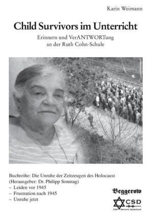 Eine stabile Demokratie braucht eine informierte und engagierte Jugend. Child Survivors als Zeitzeugen des Holocaust können dafür sowohl ein Verständnis der NS-Vergangenheit vermitteln, als auch eine Alarmbereitschaft gegenüber jeglicher Wiederbelebung antisemitischer Ressentiments. Hierzu bieten Schulen zunehmend einen Rahmen. Wie die Begegnung dort zielführend gelingen kann, das hat Karin Weimann als Lehrerin in der Berliner Ruth-Cohn-Schule mit entwickelt und erprobt. Dabei wurden die Herausforderungen im Lehrer-Kollegium lebhaft reflektiert. Wertvoll sind immer wieder individuelle Begegnungen. So erzählt Karin Weimann lebendig von ihrer Freundschaft mit Child Survivor Sara Bialas. Als ein Rezept für die Zukunft empfiehlt die Autorin für unsere Gesellschaft eine Kultur der Anerkennung.