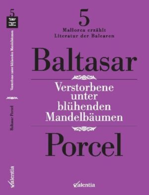 Die prächtige Schwarze erhob sich, reckte die angeketteten Arme in die Höhe, sagte seltsame Worte, und die Angreifer knieten nieder und verbeugten sich vor ihr. Danach sprach sie in verworrenen Worten zu Tomeu Miserol: Sie heiße Motxuí Copcupà und sei die Königin des Stammes von Txadtxad Sambasí, ein feindlicher Stamm habe sie zusammen mit einer Reihe ihrer Untertanen gefangengenommen, während sie das Fest des Truthahnes gefeiert hätten, des Symbols der vulkanischen Fruchtbarkeit. Tomeu verneigte sich verdutzt vor ihr. Die Königin schlug ihm vor, daß, wenn die noch verbliebenen Weißen sich verpflichteten, die Brigg zur Küste von Txadtxad zu steuern, ihr Leben verschont werde. Andernfalls würden sie ihnen die Kehlen durchschneiden. Miserol, zitternd wie Espenlaub, stammelte sogleich seine Zustimmung.'  Im Gewande eines Romans präsentiert Baltasar Porcel seinen Leser und Leserinnen und Lesern in Verstorbene unter blühenden Mandelbäumen eine Sammlung von seltsamen, bisweilen sogar skurrilen Anekdoten und Episoden, die gelegentlich an klassische Kalendergeschichten erinnern, ohne jedoch in einer expliziten Moral zu münden: Es sind Geschichten kleiner Leute. Zusammenhalt gibt ihnen neben dem Schauplatz Andratx die Figur des Ich-Erzählers, der, obwohl namenlos, deutliche Züge eines alter ego des Autors aufweist. Durch seine Schilderung merkwürdiger Begebenheiten mit sonderbaren Gestalten des Dorflebens entsteht vor dem inneren Auge der Leserin ein buntes Panoramabild einer kleinen Ortschaft, in der wie in einem Hohlspiegel alltäglich Banales mit der großen Weltgeschichte verschmilzt. Dabei besteht für Porcel zwischen Roman und kurzer Erzählung kein Gegensatz: Er sieht sie als einander ergänzende literarische Formen und versteht es immer wieder, daraus eine Einheit zu weben.  Baltasar Porcel, geboren 1937 in Andratx (Mallorca), ist einer der bekanntesten Autoren der katalanischen Gegenwartsliteratur. Seine erste Erzählung veröffentlichte er 1956. 1960 zog er von Mallorca nach Barcelona, wo er bis heute lebt und wirkt. Seine Werke sind eng mit der Welt des Mittelmeerraumes verbunden. Häufig siedelt er sie auf Mallorca, insbesondere in Andratx, an. Mit außergewöhnlicher Sprachgewalt zeichnet er ein Sittengemälde der mediterran geprägten Welt der Balearen und verknüpft dabei magische, mythische und poetische Elemente mit realistischen Szenarien. Sein literarisches Werk wurde vielfach mit angesehenen Literaturpreisen ausgezeichnet. Baltasar Porcel ist nicht nur literarisch tätig, sondern auch regelmäßiger Mitarbeiter diverser Tageszeitungen, vor allem von La Vanguardia, und im Rundfunk und Fernsehen häufiger Gast.