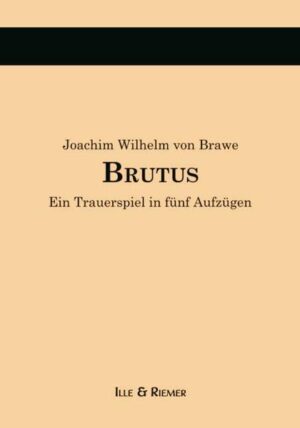 Unmittelbar vor der Schlacht bei Philippi erfährt Brutus, der Cäsarmörder und die letzte Hoffnung des republikanischen Roms, dass sich sein totgeglaubter Sohn im feindlichen Lager befindet. Der in Diensten der Triumvirn stehende Samniter Publius erpresst Brutus, indem er ihm das Leben seines Sohnes nur dann garantieren will, wenn sich seine Truppen kampflos ergeben. Mit reicher Erfindungsgabe setzt Joachim Wilhelm von Brawe (1738-1758) einen vielschichtigen Vater-Sohn-Konflikt in Szene, der die tragische Konstellation bis zum Letzten ausreizt. Brutus ist Brawes zweites und letztes Werk. Kurz nach dessen Vollendung starb er mit gerade einmal 20 Jahren. Diese Neuausgabe eines der ersten deutschen Blankversdramen überhaupt beinhaltet neben einer sorgfältig edierten Textfassung außerdem Joseph von Sonnenfels’ theatergeschichtlich äußerst interessanten Bericht über die Uraufführung des Stücks im Jahr 1770 in Wien. Das ausführliche Nachwort bietet eine aktuelle Lesart, indem es die für Brawe typische Figur des genialisch-fundamentalistischen Rächers in die Nähe von Hans Magnus Enzensbergers 'radikalen Verlierern' stellt, den neuzeitlichen Fundamentalisten, die sich einer Gesellschaft scheinbar anpassen, um sie dann in einem fulminanten Racheakt unter Preisgabe des eigenen Lebens zu attackieren.