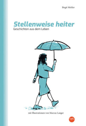 »Jein«, sage ich. Ich habe u?ber Coagulometer, Brennstoffzellen, Klimawandel, Ausflugsziele, Unternehmenswerte und Elektroautos geschrieben. Über Krankheiten und Hospize. Dann noch ein paar Briefe. Meist zu Weihnachten. Und mein Testament. Mit ihren fu?nfzehn Kurzgeschichten - »Stellenweise heiter« - legt die Bielefelder Werbefachfrau Birgit Mehler einen belletristischen Erstling vor, der ganz leise und unprätentiös daherkommt, sehr nahe bei ihr und eigenständig. Ein Leser schrieb ihr: »Sie fu?llen Ihre Worte in Gefäße ab, die Sie nebeneinander stehen haben wie Gläser beim Marmeladekochen. Niemand lässt da Zettel aus dem Vorjahr dran. Und darauf steht nicht witzig, essayistisch, anmutig, offen ... sondern einfach nur: Mehler. Meinetwegen auch Made with Love. Verstehen Sie?«