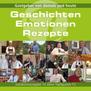 Im Frühjahr 2012 startete die Plattform Rezepte-auf-Video.de und setzte von Beginn an darauf, Gastgebern eine Plattform für kulinarische Empfehlungen zu bieten, die auch Hobbyköchen die Möglichkeit gibt, den Profi´s in die „Töpfe“ zu schauen. Gleichzeitig sollte die Synergie zwischen Gastgeber und Gast durch diese zeitgemäße Darstellung gefördert werden. 2016 entwicklete sich daraus die Marke Topfgucker-TV und wurde ein Erfolg, weit über Sachsens Landesgrenzen hinaus! Doch was ist das Besondere an Topfgucker-TV? "Wir verteilen keine Sterne und Hauben, es geht um keine Bewertung.", so die Inhaberin der Marke Christiane Weigel. Es geht um mehr: Es geht um die Menschen hinter den „Töpfen“. Mittlerweile präsentieren sich über 700 Köche und Gastgeber in über 850 Videos im YouTube-Kanal bei Topfgucker-TV. Das gibt es nirgendwo anders! Diese Jubiläumsausgabe ist daher etwas ganz Besonders! Sie lernen Menschen kennen – Gastgeber und Hersteller – die zum Teil mehrere Jahre mit der Kamera auf ihrem kulinarischen Weg begleitet wurden. Trotz großer Herausforderungen, haben sie die Liebe, Leidenschaft und den Glauben an das was sie tun, behalten. Lassen Sie sich inspirieren und genießen Sie die beliebtesten Rezepte laut YouTube-Ranking. Dieses Buch ist das Abbild einer bewegten Zeit und kulinarisches Vermächtnis mit Zukunftspotenzial. Besonderheit: Über einen QR-Code an den abgebildeten Fotos gelangen Sie direkt zum entsprechenden Video (Rezept, Interview) auf YouTube, bei Topfgucker-TV.de oder zum Onlineshop des Herstellers.