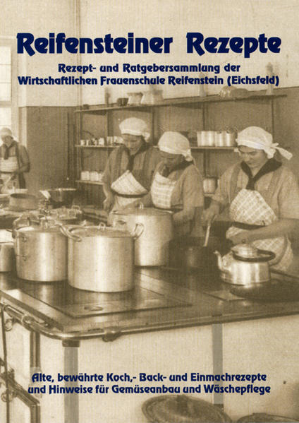 Nachfolgende Rezept- und Ratgeberbroschüren der Reifensteiner Schulen aus dem Verlag Schmidt & Thelow, Gotha, wurden in diesem Reprint-Sammelband zusammengefaßt: Luise Senff: Grundrezepte der Reifensteiner Schulen für Kochen und Backen mit 350 Rezeptableitungen, 10 Auflage. Reifensteiner Backrezepte, 12. Auflage. Elsbeth von Oppen: Reifensteiner Einmachrezepte, 10. Auflage. Amalie Kohlmann: Gemüsebau im Hausgarten, 8. Auflage. Reifensteiner Wäscheregeln - Kurze Anleitung zur Behandlung der Wäsche nebst Rollen und Plätten, 6. Auflage. Zu diesem Buch: Mut, Ausdauer, Idealismus und Demut galten bei den Lernenden der wirtschaftlichen Frauenschulen in hundertjähriger Geschichte als wichtigste Tugenden, die zu erstreben waren mittels gründlicher Ausbildung in einem umfangreichen Fachkanon, der auf besonders zwingende Weise Theoretisches mit Praktischem verband. Diese Eigenschaften waren Programm und Ausbildungsphilosophie zugleich und ergaben in ihren Anfangsbuchstaben die früheren Zeiten entlehnte freundliche Bezeichnung „MAID" für die jungen Frauen, die sich grundlegende Kenntnisse und Fähigkeiten für die Tätigkeiten in ihren landwirtschaftlichen Familienbetrieben aneignen wollten. Die Sozialreformerin Ida von Kortzfleisch (1850-1915), der schmerzlich bewusst geworden war, dass es für die Landfrauen kaum solide Ausbildungsmöglichkeiten gab, entwickelte ein praxisorientiertes pädagogisches Programm mit hohen ethischen Werten auf christlich-konservativer Grundlage und gründete 1897 die erste Ausbildungsstätte, deren Trägerverein nach Übersiedlung in die Konventsgebäude des ehemaligen Zisterzienserklosters Reifenstein im Eichsfeld später den Namen „Reifensteiner Verband wirtschaftlicher Frauenschulen auf dem Lande” erhielt und sich mit Schulgründungen über ganz Deutschland ausbreitete. Die theoretische und praktische Ausbildung in Obst- und Gartenbau, Geflügelzucht, Kochen, Backen, Einmachen, Schneidern, Haushaltungs- und Buchführung, Kranken-, Säuglings- und Familienpflege sowie Naturkunde, Ernährungslehre u. a. wurde begleitet durch die Herausgabe eigener Lehrbücher, die teilweise in mehreren hohen Auflagen erschienen. Die Broschüren enthielten den Lehr- und Lernstoff, der bei den Prüfungen relevant war, aber auch später in der täglichen Arbeit Anregung für eigenes Tun gab und als Grundlage zum Nachschlagen diente. Ihr Inhalt war nicht nur für mehrere Generationen von Maiden von Bedeutung, sondern auch für Tausende weiterer Frauen unterschiedlicher Altersgruppen, die gern Rezepte und Hinweise, Grundlegendes und Weiterführendes für ihr häusliches Wirken zur Kenntnis nahmen und nutzten. Auch wenn die Maidentugenden nicht mehr offizielle Erziehungsziele für heute Auszubildende sind, haben einzelne Bildungsinhalte nicht an Bedeutung und Praktikabilität verloren. Zur Bewahrung von Werten der Vergangenheit und als Anregung zu deren schöpferischer Nutzung stellen daher Herausgeber und Verlag mit dem vorliegenden Buch einen Sammelband der wichtigsten, allgemein interessierenden Schriften zum Thema Kochen, Backen und Einmachen, Wäschepflege und Gemüsebau bereit. Trotz bereits computergesteuerter Hausarbeit und zahlloser aus dem weltweiten Internet abrufbarer Rezepte dürfte dieses Buch willkommen sein für alle, die auf traditionelle Weise mit Hilfe solider, bewährter Rezepte kochen, backen und genießen möchten, die Vorräte für den Winter traditionell einwecken oder Hinweise für die Gartenarbeit haben möchten. Die beigefügten „Wäscheregeln” werden mit Blick auf den Waschvollautomaten gewiss ein Schmunzeln auslösen. Die in diesem Reprint-Sammelband zusammengefassten Rezepte und Regeln erschienen zwischen etwa 1920 und 1960 im Verlag Schmidt und Thelow in Gotha und in Lizenzausgaben beim Verlag Vandenhoeck & Ruprecht in Göttingen. Die Titelseite des Reprints enthält jeweils die zum Neudruck verwendete Bezeichnung der Auflage