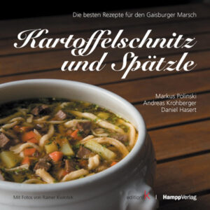 Kartoffelschnitz und Spätzle, Böckinger Feldg´schrei, Verheierte - der Gaisburger Marsch hat viele Namen, nur eines ist er nicht: Ein Militär-Musikstück im Vier-Viertel- Takt. Und eine anstrengende Wandertour ist damit auch nicht gemeint. Woher dieser schmackhafte und gleichermaßen gut sättigende Eintopf seinen Namen hat, das ist bis heute nicht restlos geklärt. Viele wunderschöne Legenden werden erzählt. Eines ist sicher: Gaisburg, ein Stadtteil von Stuttgart, hat als Namensgeber dieses typischen, traditionell schwäbischen Eintopfgerichts große Berühmtheit erlangt. Denn seit Jahr und Tag ist der Gaisburger Marsch weit über die Grenzen des Genießerlandes Baden-Württemberg hinaus bekannt und beliebt. Für viele ist der Gaisburger Marsch gar zur Leibspeise geworden - so auch für Bundespräsident Horst Köhler. In diesem kleinen, aber feinen Kochbuch stellt Markus Polinski die besten Rezepte für diesen nahrhaften Eintopf vor, der einst hauptsächlich samstags auf den Tisch gekommen ist. Darunter sind auch die Lieblingsrezepte von Eckart Witzigmann, dem „Koch des Jahrhunderts“, und von Deutschlands bestem Spitzenkoch, Harald Wohlfahrt. Die Rezepte, die Zutaten und auch die Zubereitung sind so unterschiedlich wie die Hausfrauen und Köche, die am Herd wirken. Der Gaisburger Marsch wird keineswegs nur mit dem weithin üblichen Siedfleisch vom Rind zubereitet. Auch andere Fleischsorten, sowie Wurst und sogar Fisch werden gerne verwendet. Zu Kartoffelschnitz und Spätzle - egal nach welchem Rezept - passen die „einfachen“ Weine am allerbesten. So werden die Gerichte von Weinen aus dem Remstal begleitet - ausgewählt von Daniel Hasert. Perfekt passend zum Gaisburger Marsch hat der mehrfach preisgekrönte Sommelier des Restaurants Lamm-Hebsack Weine von Weingärtnern aus dem Remstal ausgesucht. Das kleine, aber feine Kochbuch „Kartoffelschnitz und Spätzle““ möchte dazu einladen, diesen beliebten Klassiker der schwäbischen Küche immer wieder neu zu entdecken, selbst zu kochen oder im Restaurant zu genießen.