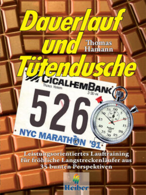 Dauerlauf und Tütendusche - Leistungsorientiertes Lauftraining für fröhliche Langstreckenläufer aus 35 bunten Perspektiven Dieses Buch ist Motivationshilfe, Selbstfindungstrip, Ratgeber, Trainingsanleitung, Bauplan, Comedy, Roman, Autobiografie, Beichte, Psychogramm, Reisebericht Dieses Buch ist ehrlich, einfach, traurig, spannend, desillusionierend, ermutigend, erleuchtend, ungeschminkt, farbenfroh, ernst, lustig, individuell, intim, unterhaltend, kurzweilig. Dieses Buch ist auf den Punkt, auf Trab, auf dem Laufenden, aufs Wesentliche reduziert. Mit vielen Tipps zur Selbstorganisation, Zielsetzung, Trainingsgestaltung und zu Omas Geburtstag, sowie Lach- und Sachgeschichten, Sprüchen und Gedichten Mit reichlich Schokolade und fünf Filmen. Mit Schmerzen und Gelächter. Mit Profil und Schnelligkeit. Und mit vielen wertvollen Tipps für alle fröhlichen Langstreckenläufer … Obwohl in "Dauerlauf und Tütendusche" eigentlich wenig wirklich bahnbrechend neues zu lesen ist, findet jeder Läufer und jede Läuferin bei der Lektüre dieses Buches interessante und manchmal sogar neue Perspektiven auf diesen schönen Sport. Wer als Nichtläufer dieses Buch liest, versteht den Typus Läufer vielleicht anschließend etwas besser. Beide werden jedoch Spaß an diesem Buch haben, bei dem man merkt wieviel Freude dem Autor das Schreiben bereitet hat. Kurzweiliges Lesevergnügen mit einer Portion (Selbst-)Ironie und farbenfrohen Schilderungen, ohne jedoch den durchaus sehr ernstgemeinten Anspruch dieses Werkes jemals aus den Augen zu verlieren. Nach dem Lesen, geht man laufen. Mit Sicherheit.