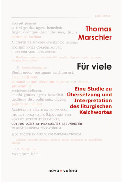 Zukünftig werden die Katholiken des deutschen Sprachraums bei der Feier der Messe das Kelchwort Jesu in einem veränderten Wortlaut hören: „. mein Blut, das für euch und für viele vergossen wird zur Vergebung der Sünden“. Nach langen Diskussionen hat Papst Benedikt XVI. im April 2012 endgültig festgelegt, dass die bisherige Übersetzung der lateinischen Worte „pro multis“ mit „für alle“ in der bevorstehenden Neuauflage des deutschen Messbuches zu revidieren sein wird. Was steckt hinter dieser Entscheidung, die weiterhin nicht nur unter Fachtheologen für kontroverse Reaktionen sorgt? Die vorliegende Studie behandelt die Frage nach der Bedeutung des Kelchwortes Jesu erstmals unter Berücksichtigung aller wichtigen exegetischen, theologiegeschichtlichen und systematischen Kontexte. So entsteht ein komplexes Bild der „pro multis“-Problematik, auf dessen Hintergrund abschließend das Anliegen Benedikts XVI., die liturgische Übersetzung stärker als bisher von jeder Interpretation zu trennen, gewürdigt und mit Einwänden aus der theologischen Debatte konfrontiert wird.