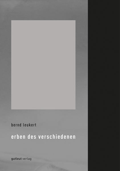 bernd leukert | erben des verschiedenen »DIE WAHRHEIT IST, MAN WEISS ES NICHT. SIEH IN DEN SPIEGEL!« In erben des verschiedenen lässt Bernd Leukert einen Kosmos aus Worten und Sprachbildern entstehen, der seine Struktur aus Gleichklang und Verknüpfung bezieht. Die Texte der acht Kapitel plus Präambel verstoßen dabei konsequent gegen alle etablierten Regeln der Erzähl-kunst. erben des verschiedenen ist der dritte und zugleich erste Band der Reihe licht, der sich einer weiteren Textform widmet, nämlich der Prosa, und zwar einer lyrischen Prosa. Bernd Leukerts Spiel mit der Sprache treibt das surreale Geschehen voran, in dem das Traum-Wir von merkwürdigen Begegnungen zu Wasser, zu Lande und in der Luft berichtet und den Leser dabei in einen Sog phantasmatischer Vorfällen und absurder Verknüpfungen hinein-zieht. Das Wir, das sind die Erben des Verschiedenen, die immer noch auf der Suche nach dem Besonderen im Allgemeinen, dem Heiligen im Profanen sind. Dabei durchschwimmen sie irrlichternd und traumver-loren einen scheinbar undurchdringlichen Strom zufallsgesteuerter Fragmente, die sich unermüdlich zu etwas Neuem zusammensetzen, um im nächsten Moment wieder auseinanderzugehen. Was sich da an Verschiedenem neu und absonderlich kombiniert, über äußere und innere Ähnlichkeiten fortspinnt, sind planlos durchströmende Worte und Bilder aus dem Archiv des unfaßbaren Gedächtnis. So treffen in erben des verschiedenen auch so verschiedene Personen wie Maria Magdalena, der Physiker Erwin Schrödinger und die Philo-sophen Jean Paul Sarte und Theodor W. Adorno alias Hector Rottweiler, auf-einander. Partikel aus Filmen, Büchern, Musikstücken, Geschichte und Geschichten schlüpfen unentwegt ins Gedankenspiel hinein und geben Bedeutung vor, wo vielleicht keine zu finden ist, während philosophische Fragen nebenbei als unentscheidbar verworfen werden. Die Grenzen zwischen Fakt und Fiktion, zwischen Traum und Wirklichkeit sind in Bernd Leukerts erben des verschiedenen vorübergehend sus-pendiert. Das irrationale Bewusstsein wird sich auf seiner Suche nach der Wahrheit noch eine Weile gedulden müssen. Über sein Anliegen wurde noch nicht entschieden.