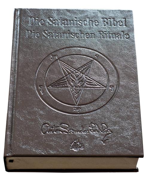 Die Satanische Bibel / Die Satanischen Rituale Ltd. Leder Edition | Bundesamt für magische Wesen