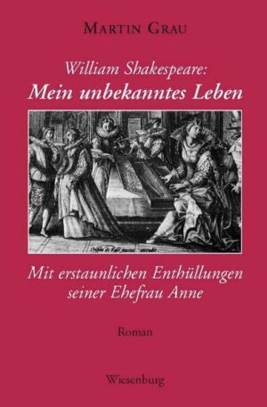 Der historisch-biografische Roman geht von der Fiktion aus, daß William Shakespeare Memoiren geschrieben hat, sie aber wegen ihres für seine Zeit skandalösen Inhalts sorgfältig versteckte. Seine Frau las sie heimlich und entschloß sich, auch ihre ganz eigene Sicht der Nachwelt mitzuteilen. Neueste Forschungen belegen, daß Shakespeare aus einer katholischen Familie kam - in einer Zeit, als die katholische Kirche in England verfolgt wurde. Indizien sprechen dafür, daß er seine umfassende Bildung auf Jesuitenkollegs in Frankreich und Italien erwarb, wo auch Theateraufführungen einen wichtigen Rang einnahmen. Die Katholikenverfolgung war Anlaß von Shakespeares vorübergehendem Aufenthalt als Student am englischen Jesuitenkolleg in Rom. Hier wurde er Zeuge der Ketzerverbrennung einer schönen jungen Frau. Er begann an seinem Glauben zu zweifeln und erkannte, daß er selber gefährdet sein könnte. Er beendete sein fast sechsjähriges Exil auf dem Festland und kehrt zu seiner Familie in Stratford zurück. Dort hat er absolutes Stillschweigen über seine Erziehung bei den Jesuiten wahren müssen. Die Ereignisse im Leben Shakespeare werden vom Autor fortgeführt, sie orientieren sich an den bekannten Fakten während die Lücken in der geläufigen Biografie des Protagonisten geschickt und nachvollziehbar ausgefüllt werden. Sie enden mit dem Tod Shakespeares in Stratford unter Mitwirkung seiner Ehefrau Anne. Der Roman zeichnet auch Williams Entwicklung zum größten Dramatiker unseres Kulturkreises nach, schildert seine großen Erfolge am Theater und führt in fast alle Dramen ein, die er bis 1600 verfaßte. Der Inhalt der Stücke wird aus seinem Leben sowie literarischen Vorlagen heraus erklärt, die Aufführungen rollen in ihrer bunten und ereignisreichen Vielfalt vor dem Leser ab. Gleichzeitig bietet der Roman zahlreiche Einblicke in das gesellschaftliche und kulturelle Leben und die Politik Englands in der Elisabethanischen Ära.