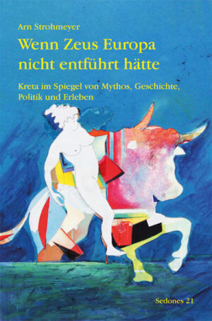 In der Vermählung von Zeus mit der phönizischen Königstochter Europa auf Kreta findet die mythische Symbiose der Kulturen von Ost und West statt, um etwas ganz Neues hervorzubringen. Die Geschichte von Europa und Zeus ist der Gründungsmythos und die Stiftungslegende für einen ganzen Erdteil. Um diesen nach der phönizischen Königstochter benannten Erdteil steht es heute nicht zum Besten, Europa befindet sich in einer veritablen Krise. Muss Zeus also noch einmal zur phönizisch-libanesischen Küste aufbrechen, um den Europa-Mythos neu zu begründen? Oder braucht der Kontinent zum Überleben eine völlig neue Erzählung – ohne Stiergott und ohne Prinzessin? Vor diesem Hintergrund erzählt Arn Strohmeyer in zehn neuen Aufsätzen ebenso informativ wie unterhaltsam von der großen Ferieninsel Kreta im Spiegel von Mythos, Geschichte, Politik und Erleben.