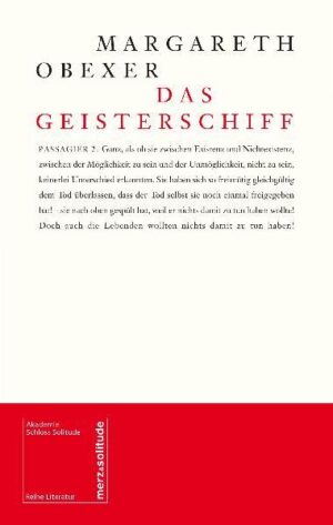 Manchmal gibt es Wunder in der Theaterwelt. Es erscheinen junge Menschen, zugleich bescheiden und furchtlos, die sich an die großen Themen der Theatergeschichte heranwagen. So Margareth Obexer, die den Stoff der griechischen Tragödien von Neuem befragt und uns mit einer neuen Art von Tragödie konfrontiert: Die Welt, in der wir leben, kann die Tragödien unserer Zeit in mediatisierter Form darstellen, sie bleiben uns aber fern, erreichen uns nicht wirklich. Wir nehmen eine kurze Zeit Anteil, fühlen uns aber machtlos und beschäftigen uns wieder mit unserem Alltag, als wäre nichts gewesen. Mit ihren Stücken zwingt Margareth Obexer die Tragödie auf die Bühne zurück und zeigt, wie präsent ihr Stoff in der heutigen Welt ist. „Das Geisterschiff“ erzählt von einer Geschichte, die sich im Dezember 1996 an der sizilianischen Küste abspielte. Damals ertranken vor der Südküste Italiens 283 Flüchtlinge, deren Tod jahrelang verschwiegen wurde. So spukte in diesem Gebiet die Legende eines „Geisterschiffes“ herum, dessen Existenz und Untergang erst sechs Jahre später von einem italienischen Journalisten aufgedeckt wurde. Dieser Vorfall bildet die Grundlage für ein Theaterstück, in dem - im Sinne der antiken Tragödie als Austragungsort von Konflikten zwischen Menschen und Göttern - Menschen andere Menschen in einer solchen Art behandeln, dass sie gegen das göttliche Gesetz verstoßen. Nicht nur werden - wie bei Antigone - die Toten nicht mehr bestattet, sondern ihr Tod selbst und ihre vorherige Existenz werden einfach negiert. Weder pathetisch noch belehrend stellen die Dialoge von Margareth Obexer, von Leyla Rabih inszeniert, grundsätzliche Fragen an eine Kultur und eine Politik, die ihre eigenen moralischen Werte nicht mehr zu erkennen vermögen. Margareth Obexer, geboren 1970 in Südtirol/Italien, lebt in Berlin. Sie studierte Allgemeine und Vergleichende Literaturwissenschaft, Philosophie, Theaterwissenschaft und Romanistik in Wien und Berlin. Margareth Obexer ist Autorin von Theaterstücken, Hörspielen und Erzählungen, sie bearbeitet und übersetzt Texte für Hörspiele. Sie arbeitete als Gastdozentin für szenisches Schreiben an der Universität der Künste, Berlin und ist freie Redakteurin für die literarische Seite des Wochenmagazins „Freitag“. Ausgewählte Stücke sind: „Gelbsucht“, „Offene Türen“, „F.O.B“, „Decapitation strike“, „Das Risiko“, „Von Kopf bis Fuß“. Die Hörspielproduktion „Die Liebenden“ (WDR) wurde mit dem zweifachen Slábbész-Preis für Text und Regie an der internationalen Hörspielautorentagung in Rust ausgezeichnet. Margareth Obexer war unter anderem Stipendiatin des Literarischen Colloquiums Berlin und der Akademie der Künste. 2004 erhielt sie ein Stipendium der Akademie Schloss Solitude.