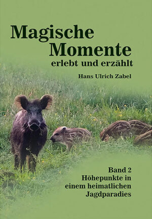 In zwei Bänden entführt der Autor den Leser in ein Naturparadies, in sein heimisches Revier, in dem er viele Jahre seine Jägerträume erfüllen und mit Hilfe seiner Jagdkameraden einen nachhaltigen Wildbestand heranhegen konnte. Daher werden in den Büchern nicht nur spannende Jagderlebnisse und magische Momente geschildert, sondern auch viele Tipps und Tricks für die Jagd gegeben, die auf einem soliden jagdlichen Wissen und einem reichhaltigen praktischen Erfahrungsschatz beruhen. Der naturverbundene Weidmann berichtet von ungewöhnlichen Ver- haltensweisen unseres heimischen Wildes. Sie sind nicht nur kurios, sondern muten geradezu unglaublich an. Die Stars der Berichte und Geschichten sind zweifellos starke oder ab- norme Hirsche, besondere Sauen und alte Böcke, deren Geschichten eigene Kapitel füllen. So begegnen uns im Band 2 ein Keiler, der Geigentöne und eine starke Rotte Sauen, die Schalmaienkapellenklänge von sich geben können. Von Hirschattacken wird ebenso erzählt, wie vom Eistanz einer Frischlingsrotte und einem Ritt zwischen fünf Hirschen. Eine Serie von zehn besonderen und zwölf abnormen Geweihten bereichern die Magie des Geschehens. Eine Besonderheit des 2. Bandes ist es, dass auch über die sich wandelnden Beziehungen von Jagd und Natur, über die neuen Bedingungen, die steigende Bedeutung und über die Zukunft der Jagd berichtet wird. Hunderte eigene Fotos je Band untermalen das Geschilderte und offenbaren den Reichtum der Natur in der Heimat von Hans Ulrich Zabel.