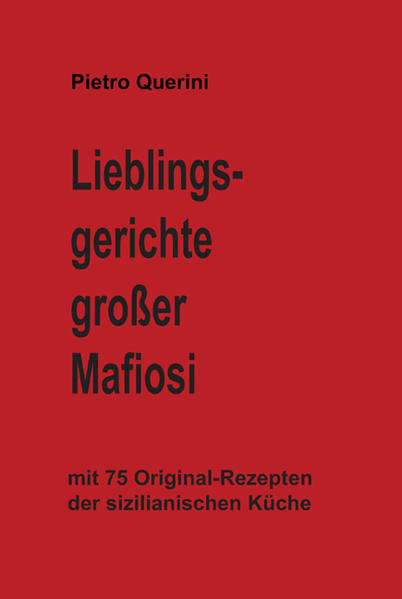 Zum Buch Seit über zwanzig Jahren ist Pietro Querini bei seinen Verwandten in den Dörfern südlich von Palermo eingeladen. Mit seinen Mafiafreunden besucht er in versteckten Bergdörfern und in den nahen Küstenorten Restaurants und Trattorias. In ausführlichen Gesprächen mit den Küchenchefs erfährt er von den "Geschäften" der Mafia, aber auch von ihren Lieblingsgerichten. Zum Autor Pietro Querini verbrachte seine Kindheit und Jugend in Brescia/Oberitalien. Schon in jungen Jahren lernte er bei seinem Großvater die traditionelle Küche Siziliens kennen. Der leidenschaftliche Koch verrät in diesem Buch zum ersten Mal die besten Rezepte seiner großen Familie. Heute lebt er in seiner Wahlheimat München.