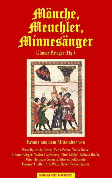 Ritterliche Liebe und hinterhältige Verbrechen - Günter Krieger, selbst Autor erfolgreicher historischer Romane, stellte diesen Band mit 12 spannenden Mittelalter-Krimis als Herausgeber zusammen. Er konnte die bekanntesten und erfolgreichsten deutschen AutorInnen historischer Romane für dieses Projekt gewinnen. Ein Muss für alle begeisterten Leser historischer Geschichten.