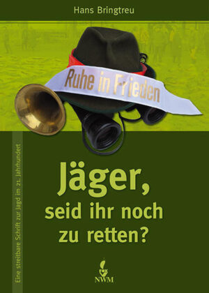 Jäger, seid ihr noch zu retten? NEIN - wo Weidgerechtigkeit und jagdliche Ethik Fremdworte sind, wo Schießer aus den Wildeinnahmen ihr Säckel füllen, wo die Jagd als Hobby-Freizeit-Sport verkommt, wo Ökojäger das Wild als nutzlosen Schädling verdammen und Waschbär, Marderhund, Wolf und Kormoran hofieren. JA - wo man die Vielfalt des Ökosystems nicht negiert, wo man mit dem Jagdhund an der Seite, als profunder Heger der heimischen Tier- und Pflanzenwelt, gemeinsam mit dem Bauern, Förster und den Menschen der Region als Anwalt des Wildes agiert, wo man Artenreichtum schützt, um ihn mit Würde und Stolz seinen Nachfahren zu übergeben. Jäger, wähle selbst wohin du gehst. Hans Bringtreu