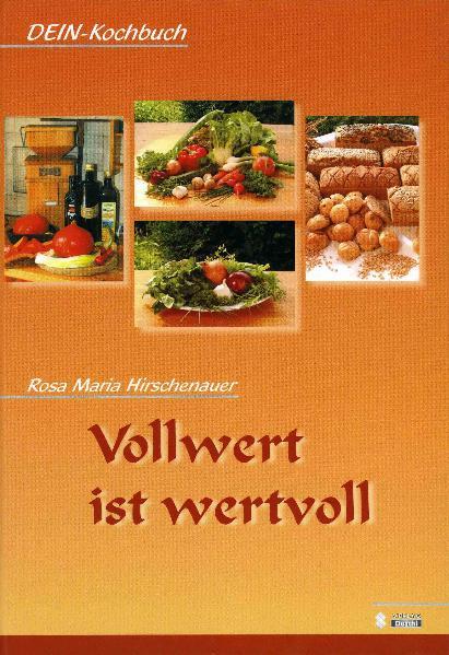 VOLLWERT IST WERTVOLL - DEIN-Kochbuch Sie halten das erweiterte und überarbeitete Vollwertkochbuch in Händen, dessen Erstauflage 1993 entstand und von dem bisher 17000 Exemplare verkauft wurden. Diese Neuauflage will Ihnen den Blick und das Herz für ein neues Bewusstsein an Tisch und Kochtopf öffnen. Nahrungmittel sind Lebens-Mittel, sind Helfer, Heiler und Lichtträger auf dem ganzheitlichen, liebenden Weg zu uns selbst, der Schöpfung und dem Schöpfer. Im Vorspann werden neue wissenschaftliche Erkenntnisse über Lebensmittel in einer, auch für Laien verständlichen Sprache erklärt. 150 Seiten voller bewährter Rezepte für Frischkost, Suppen, Kartoffel- und Gemüsegerichte, Nachspeisen, für Brot und Gebäck aller Art sowie für einige „Geheimrezepte“ wie Herzwein, Habermus und Niederalteicher Müsli lassen in ihrer Vielfalt Kochen zur Freude werden. Eine Zusammenstellung von 30 Heil- und Gewürzpflanzen hilft uns, neue Akzente in unserer Küche zu setzen. Wir lernen mit Hilfe dieses Buches, Nahrung neu zu betrachten und als Träger von Licht- und Lebensenergie neu zu würdigen.