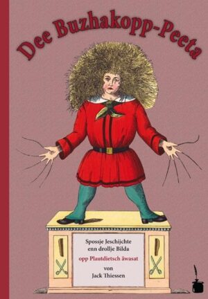 Neben der 2003 in unserem Verlag erschienen plautdietschen Übersetzung von Wilhelm Buschs »Max und Moritz« (»Max enn Moritz«) steht nun diese Übertragung des anderen, ebenso berühmten deutschen Kinderbuchklassikers von Heinrich Hoffmann. Wieder eine gelungene Sache! Plautdietsch ist eine 400 Jahre alte westpreußische Variante des Niederdeutschen, die heute noch von ca. 500 000 Russlandmennoniten gesprochen wird. Sie leben weltweit verstreut in Russland, Deutschland, Kanada, USA, Mexiko, Bolivien, Brasilien, Paraguay, Uruguay und anderen Ländern.