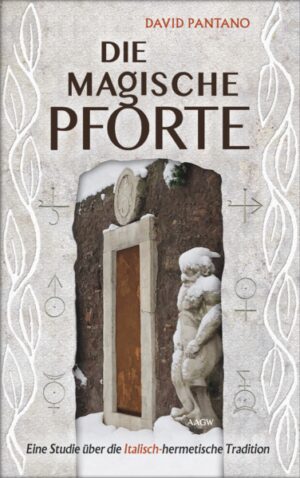 Die Magische Pforte untersucht knapp und prägnant die spezifisch italische Spiritualität. Der Schlüsselmythos vom Goldenen Zweig eröffnet dieses Spektrum der abendländischen esoterischen Tradition. Erforscht werden alle Heroen, Schulen und Lehren, welche die Grundlagen der Initiation gelegt haben, und zwar von der Römerzeit bis in die Gegenwart. Das beste Symbol für die Initiation innerhalb der Italischen Tradition ist die magische Pforte, welche die alten Römer dem Patronat des Gottes Janus weihten. Er wachte über den sicheren Durchgang durch Türen und Tore. Eingravierte Symbole und Inschriften auf der Porta Magica in Rom haben mitunter zu merkwürdigen Interpretationen geführt. David Pantano gelingt es hier, eine alchemistisch- magische Auslegung gegenüberzustellen, die ein Füllhorn an bisher verborgenen Inhalten offenbart. Das rückt prägnante Themen und hintergründige Fragestellungen im Zusammenhang mit der Italisch- hermetischen Weisheit und der Universalen Tradition ins Licht der Aufmerksamkeit. David Pantano stellt mit seiner Studie über Mythos, Magie und Metamorphose einen unentbehrlichen Wissenspool bereit, der noch bereichert wird durch die Illustrationen des Künstlers Josef Stefanka. Ein Novum in der englischund deutschsprachigen Esoteriklandschaft.