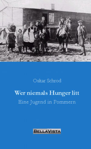 Oskar Schrod, geboren 1926 in Reddies, Pommern, war das fünfte von zwölf Kindern. Er berichtet über harte Hungerzeiten, die er als Kind erlebte, erzählt aber auch vom Leben auf dem Lande, schönen Landschaften und dem Dorfalltag. Die Familie hat Glück: Alle überleben den Krieg, wenn auch mit schlimmen Erlebnissen. Im Westen fängt die Familie von vorne an. Prägend war für Oskar Schrod aber seine Kindheit und Jugend in Pommern, die ihn nie den Wert eines Brotes vergessen ließ.