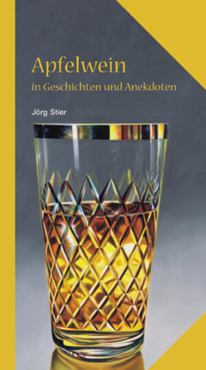 Die Geschichte des Apfelweins: unterhaltsam und fundiert erzählt vom hessischen „Apfelweinpapst“ Jörg Stier. „Mit diesem Buch werden selbst eingeplackte Bierkonsumenten zum Stöffchetrinken animiert werden“ (Hanauer Anzeiger). llustrationen von Joerg Eyfferth