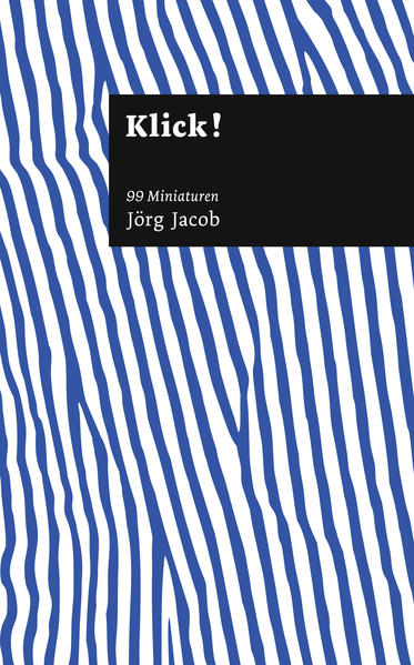 Die Welt, den Moment festhalten. „Klick“ macht es in den kurzen Prosatexten von Jörg Jacob. Mit fotografischem Blick fixiert er Augenblicke, Momente voll Geist und Witz, voll Überraschung und Melancholie. Poetisch und kunstvoll erzählen diese Kürzestgeschichten von den spektakulär-unspektakulären Augenblicken unserer Leben, die nun wie in Bernstein gegossen die Zeit überdauern.