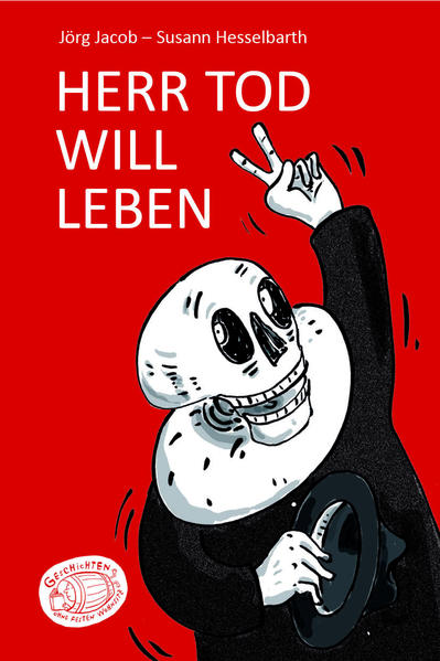 Empörend! Ein Mensch, dem das Leben und die Welt so gar nicht mehr gefällt, der Herrn Tod einen Tausch anbietet, auf den er sich liebend gern einlassen möchte. Zur gleichen Zeit warten zwei Freunde auf Herrn Godot, das Warten verkürzen sie sich in einer Weinhandlung. Bis plötzlich … Zwei wunderbare neue Geschichten von Jörg Jacob, die in der Mittte des Buches zueinanderfinden, großartig in Szene gesetzt von Susann Hesselbarth.