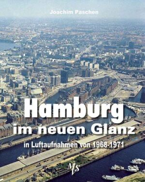 Nach unseren Bildbänden „Unser schönes Hamburg in Luftaufnahmen von 1930“, „Hamburg in Luftaufnahmen von 1930, Bd. II“ und „Hamburgs Wiederaufbau“ hat Autor Joachim Paschen weiter in den Archiven gestöbert. Dabei stieß er auf unveröffentlichte Schätze. Der damalige Landesbildstellen-Fotograf Herbert Eisenhauer machte die Aufnahmen zwischen 1968 und 1971 von einem Polizeihubschrauber aus. Die exklusiv für diesen Band aufwendig restaurierten Originale werden durch Schwarz-weiß-Fotos aus gleicher Zeit ergänzt. Eine nach den Zerstörungen im Bombenkrieg wiedererstandene Stadt zeigt sich in neuem Glanz. Es geht entlang von Alster und Elbe, Schwerpunkte sind die Innenstadt und der Hafen. Wichtige Neubauvorhaben wurden begonnen: die City Nord, der zweite Elbtunnel, Einkaufszentren am Rande der Stadt, manche Großwohnsiedlungen sind gerade bezogen worden. Gehen Sie auf Entdeckungsflug und genießen Sie den Überblick, als Hamburg Zwei-Millionen-Stadt werden will. Wenn es darum geht, das Vorher und Nachher zu vergleichen, sind kritische Untertöne unvermeidlich. Es ist eine Ermunterung, dem aktuellen Zustand vor Ort aus der Froschperspektive oder einfach auf aktuellen Luftbildern im Internet nachzuspüren.