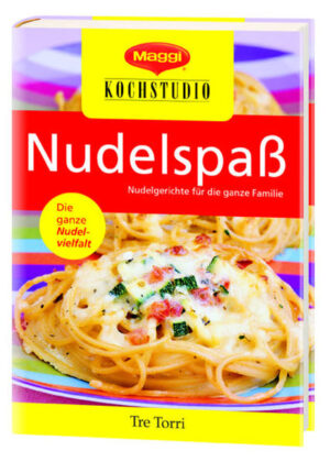 Einfacher und schneller lassen sich leckere Gerichte nicht zaubern als mit diesen 70 Nudel-Rezepten aus dem Maggi-Kochstudio. Nudeln und Spätzle, Pasta und Gnocchi- mal als Solisten, mal als Beilage zu Fisch Fleisch und Geflügel