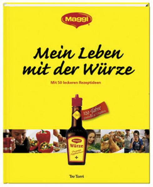 Die berühmte Maggi-Würze wird 120 und mit diesem Buch endgültig zum Kult. Erstmals präsentiert Maggi beliebte Gerichte mit der Maggi Würze in einem eigenen Buch. Neben 50 Rezepten enthält das Kultbuch viel Wissenswertes über die Historie der Würze und zahlreiche Statements von großen und kleinen Würze-Fans im unverkennbaren Maggi-Design. Ein Buch für alle, bei denen Maggi einfach dazugehört.