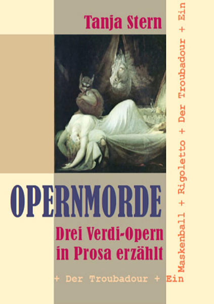 Zwei Männer, die um die Liebe einer schönen Frau rivalisieren - und in der Folge schäumende Leidenschaften, Ränke, Entführung, Verrat und Mord. Das ist die Welt der Großen Oper, der Stoff, aus dem Giuseppe Verdi seine musikalischen Einfälle schöpfte. Aber auch ohne Musik können Sie sich in diese aufregende Welt versenken. Tanja Stern hat in ihren "Opernmorden" die exaltierten Handlungen dreier bekannter Verdi-Opern eigenwillig interpretiert und dafür eine Form gefunden, die sich an die klassischen Novellen des 18. Jahrhunderts anlehnt. Erleben Sie den "Troubadour", den "Maskenball" und den "Rigoletto" neu und anders aus der ungewohnten literarischen Perspektive.