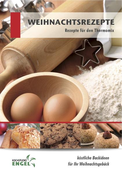 Rezeptheft "Weihnachtsrezepte" für den Thermomix: köstliche Backideen für Ihr Weihnachtsgebäck.60 Seiten mit 55 leckeren Rezeptideen. Jedes Rezept ist einfach erklärt und führt Sie Schritt für Schritt zum gelungenen Gebäck. Guten Appetit!