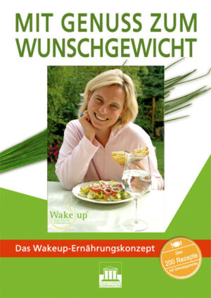 Wenn Sie jetzt denken „Schon wieder ein Diät-Buch!“ - dann liegen Sie falsch. Wakeup ist vielmehr eine Lebenseinstellung als eine Diät und führt Sie „Mit Genuss zum Wunschgewicht“. Das Wakeup-Erfolgsrezept basiert auf den Säulen: eat4life - Endlich satt essen - aber richtig essen. Mit natürlichen und naturbelassenen Produkten ganz einfach und ohne Punkte oder Kalorien zu zählen. Ihre körpereigenen Abnehmpotenziale werden aktiviert. move4life - Fit auch ohne Sport. Die praktischen Bewegungstipps für den Alltag benötigen keine Extra-Zeit. relax4life - Machen Sie „Minutenurlaub“, träumen sich z.B. ins Grüne und lernen Sie, in kleinen Ruhephasen Ihr Leben zu geniessen. Das Wakeup-Buch zeigt Ihnen Ihren Weg zum Wunschgewicht: Viele Informationen zur gesunden, ausgewogenen Ernährung, Warenkunde, praktische Tipps für die Umsetzung im Alltag und viele schmackhafte Rezepte für das Frühstück, für Vorspeisen & kleine Mahlzeiten, für Suppen & Eintöpfe, für Gemüsegerichte, für Hauptspeisen, für Nudelgerichte, Partyfood und Nachspeisen, für Saucen & Brotaufstriche, Backwaren und Getränke. Wakeup-Koch Kai Weidner achtete hier besonders auf die einfache Umsetzung der über 200 Rezepte. Das Ergebnis dieses ganz einfach umzusetzenden Konzeptes ist mehr als Gewichtsabnahme. Sie werden neue Lebensqualität verspüren. Mehr Wohlbefinden, mehr Vitalität und ein neues Körpergefühl. Zudem verschwinden durch die gesunde Wakeup-Ernährung Krankheitssymptome wie Bluthochdruck, Migräne, Stoffwechselstörungen oder Gelenkbeschwerden meist schnell. Wakeup wurde von Marion Pisani gegründet, die selbst viele Jahre „Diätkarriere“ hinter sich hat. Sie verrät ihr Konzept, das schon Tausenden von Menschen geholfen hat, ihr Gewicht dauerhaft zu reduzieren. Marion Pisani: "Soweit ich mich zurück erinnere, spielte Essen eine große Rolle in meinem Leben. Schon mit 5 Jahren war ich übergewichtig. Bei mir zu Hause waren die Teller voll. Allzu gerne wollte ich meiner Mutter eine Freude machen und den Teller leer essen. Mein Vater war ein „Vielesser“. Essen war eine tiefe Verbindung zwischen mir und meinem Vater. In früher Kindheit habe ich schon gelernt, Essen als Ersatz zu benutzen. Heute noch höre ich die Stimme meiner Mutter, wie sie sagt: “Marion, iss nicht so viel!“ - „Marion, Du wirst zu dick!“ Wie ein Hammer dröhnten diese Worte in mir. In mir wuchs ein Gefühl von Nicht-gut-genug-sein. Aus heutiger Sicht sehe ich, dass sich meine Mutter Sorgen um mich machte. Als Kind jedoch fasste ich es auf wie: „Meine Mutter mag mich nicht, sie will mir kein Essen geben.“ Ich hatte gelernt, dass essen Liebe ist. So wurde das Verbotene immer interessanter für mich. Ich begann heimlich zu essen und aß die Reste der Familie, wenn niemand es sehen konnte. Ich habe einfach alles gegessen, was mir in die Quere kam. Als 13-Jährige schickten sie mich, mit 85 kg, in eine Abmagerungskur. In sechs Wochen verlor ich 20 Pfund. Als Jugendliche wollte ich weiter abnehmen. Ich nahm ab - und wieder zu - und ab - und wieder zu. Ich habe im Alter von 17 Jahren schon über lange Zeiträume Appetithemmer genommen. Während der Arbeit, in der Woche, fastete ich und aß fast nichts, und am Wochenende habe ich zugeschlagen. Ich fand dies eine gute Lösung, weiterhin in meiner Fresslust, wenigstens am Wochenende, zu schwelgen. Mit Hängen und Würgen hielt ich mein Gewicht. Als ich jedoch heiratete und mit 23 Jahren erstmals schwanger wurde, warf ich alle Diätvorschriften über den Haufen und nahm 35 kg zu. Nach der Entbindung meines ersten Sohnes habe ich mehrere Male 20 - 30 oder 40 Pfund abgenommen und mehr an Gewicht wieder zugenommen. Vor allem habe ich mich auch in der Beziehung zu meinem Mann minderwertig und unattraktiv gefühlt, was unsere Beziehung belastet hat. Ich wurde mit meinem zweiten Kind schwanger und hatte nach der Entbindung 123 kg. Ein Albtraum! Bald schon wäre ich wegen meiner Esslust krank geworden, ich hatte keinen Anteil an den Aktivitäten des Lebens und lebte mit Schamgefühl in meinem selbst gebauten Panzer. Zu der Zeit fühlte ich mich sehr schlecht. Ich wollte endlich abnehmen. So begann ich, mich für gesunde Ernährung zu interessieren. Ich wollte eine Lösung für mich finden. Ich hatte es satt, ab- und zuzunehmen. So lernte ich, dass es gar nicht so sehr auf das Kalorien zählen ankommt, sondern vielmehr, dass die richtigen Lebensmittel mir gut taten und ich Gewicht verlor. Ich probierte es aus, und tatsächlich verlor ich innerhalb von 7 Monaten 70 Pfund. Ein neues Leben begann. So konnte und wollte ich das Wissen, über diese einfache Art Gewicht zu verlieren, nicht für mich behalten und gründete in einem kleinen Ort im Westerwald, Ende der 80er Jahre Wakeup. Bis heute haben viele Tausende das Programm praktiziert. Wakeup-Kurse finden Sie in zahlreichen Städten Deutschlands. Dieses Buch soll Ihnen Impulse und Anregungen zu einem gesunden, besseren und lustvolleren Leben geben. Ich bin bis heute begeistert von diesem Konzept und voller Freude über die Veränderung, die ich zunächst selbst ab 1989 durchlebt habe. Die Menschen, die zu Wakeup kommen, verwandeln sich äußerlich und innerlich, sie werden einfach neue Menschen und bekommen wieder richtig Lust auf Leben." Willkommen!7 Geleitwort8 Vorwort11 Meine Geschichte12 Wakeup - eine Philosophie stellt sich vor14 Die Erfolgskomponenten des Wakeup-Konzeptes15 Warum ich Wakeup koche!17 Unsere Erfolge mit Wakeup18 So funktioniert Wakeup26 Ernährungspyramide nach Wakeup 27 1. Essen Sie ein Kraftfrühstück28 2. Essenspausen für Ihr Verdauungssystem und Ihre Seele29 3. Alles, was eingeplant ist, ist erlaubt33 4. Essen Sie vollwertig!34 5. Optimaler Blutzuckerspiegel durch richtige Kohlenhydrate42 6. Gesund leben und abnehmen durch Säure-Basen-Balance48 7. Gönnen Sie sich einen 'Entlastungstag'54 eat4life - praxisnahe Empfehlungen für den Alltag 55 move4life - Bewegung ist Leben65 relax4life oder: Lust auf Leben85 Veränderung100 Auswahl & Verwendung der Zutaten120 Maßeinheiten und Mengenangaben121 FRÜHSTÜCK123 SALATE, VORSPEISEN & KLEINE MAHLZEITEN129 SALATE131 VORSPEISEN & KLEINE MAHLZEITEN143 HAUPTSPEISEN151 SUPPEN & EINTÖPFE153 GEMÜSEGERICHTE171 KARTOFFELGERICHTE199 NUDELGERICHTE213 REIS- & GETREIDEGERICHTE223 GERICHTE MIT FLEISCH229 GERICHTE MIT FISCH & MEERESFRÜCHTEN253 PARTY-FOOD265 SÜß- & NACHSPEISEN277 SAUCEN & BROTAUFSTRICHE285 SAUCEN287 BROTAUFSTRICHE293 BACKWAREN299 BROT301 KUCHEN309 KLEINGEBÄCK321 GETRÄNKE327 ANHANG339 Kleine Wakeup-Warenkunde340 Sie sind nicht alleine!346 REZEPT-REGISTER347 REGISTER NACH MAHLZEITEN350 Basenmahlzeiten350 Federmahlzeiten351 Konzentrierte Mahlzeiten351 Fettportionen354 Milchportionen354 Kai Weidner355 Die Wakeup-Produkte356 Kontakt358 Die Mitwirkenden360 Buchempfehlungen361 Index362 "Wakeup-Koch" Kai Weidner: Warum ich Wakeup koche! In der Küche lauern die Versuchungen. Es ist nicht immer leicht, auf seine Figur zu achten. Sie kennen das sicher: Die Verführungen und Versuchungen sind zahlreich und meist auch noch so unverschämt lecker. Und wenn man dann auch noch Koch ist, hat man jeden Tag mit den vorzüglichsten Gerichten zu tun und muss schon aus beruflichen Gründen hier und da naschen. Das ist ja auch ganz prima. Aber ehe man es sich versieht, hat man 10 Kilo zu viel „auf den Rippen“. Ich weiß nicht, ob das allen Köchen so geht - bei war das auf alle Fälle so. Der Entschluss, endlich abnehmen zu wollen, war schnell gefasst. Dazu reichte ein ehrlicher Blick in den Spiegel. Nur mit der Umsetzung ließ ich mir viel Zeit. Ich habe es immer wieder verschoben und natürlich auch Entschuldigungen für mich gefunden: Weihnachten, stressige Woche, Ostern. Schon wieder ein Jahr herum. Doch dann bemerkte ich plötzlich an einem meiner Auszubildenden eine Veränderung - er war deutlich schlanker geworden. „Ist mir gar nicht aufgefallen, dass Du auf Diät bist“, sagte ich ihm. „Bin ich auch nicht - ich mache Wakeup“, antwortete er. Er erklärte mir, dass es sich dabei eben nicht um eine Hungerkur handelt, sondern um ein durchdachtes Ernährungskonzept, das nebenbei auch noch gut für die Seele ist. Na klar, ich war skeptisch. Aber die Erfolge meines Azubis konnte ich nicht leugnen. Er wurde nicht nur von Woche zu Woche schlanker, er war auch viel besserer Stimmung. Die Neugierde besiegte schließlich meine Skepsis und ich probierte es einfach mal aus. Die erste Woche war dann doch härter, als ich anfangs dachte. Da muss man auch ehrlich sein. Aber dann durfte ich plötzlich alles essen und die Pfunde purzelten trotzdem. Ich kann es heute immer noch nicht recht fassen. Ich hatte nie das Gefühl, auf irgendetwas verzichtet zu haben. Ich machte keine Abstriche beim Genuss und nahm trotzdem ab. Und das auch noch ohne lästige Punkte- oder Kalorienzählerei. Die intensive Auseinandersetzung mit Wakeup hat mich als Koch natürlich auch beruflich inspiriert. Mit der Zeit habe ich viele eigene Gerichte entwickelt und in meinem Restaurant „Leckermeulken“ in Schwelm gibt es auch eine spezielle Wakeup-Speisekarte. Und die Gerichte darauf schmecken auch denen, die Wakeup gar nicht kennen. Dieses Kochbuch will Ihnen helfen, noch mehr Spaß an Wakeup zu haben. Denn nicht nur das Abnehmen macht glücklich - gutes und abwechslungsreiches Essen auch.