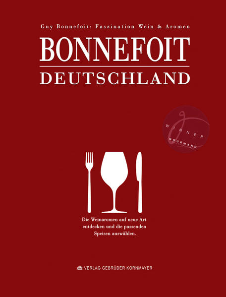 Die Vielfalt der Weinaromen auf professionelle Art entdecken, beschreiben und die passenden Speisen auswählen. / Jeder Wein ist in seiner Art einzigartig. Dieses Buch mit seinen zahlreichen Informationen und Aromatabellen zu 10.094 Weinen Deutschlands wird Ihnen nahe bringen, Weine besser zu erforschen und ihnen gerechter zu werden. Inhalt - Weine entdecken - Wein und Kultur - Wein und Gesundheit - Alkoholarten im Wein - Wein und Fisch / Hummer - Wein, Aromatherapie und Erotik - Warum soll man sich überhaupt Mühe machen, einen Wein zu analysieren? - Beispiele für die optimale Vermählung von Wein und Speisen - Die Geruchswahrnehmung - Wie funktioniert unsere Geruchs- und Geschmackswahrnehmung? - Wie entstehen die Duft- und Geschmacksaromen im Wein? - Wein optimal degustieren - Wein & Speisen - Harmonie und Kontrapunkt - Über die Auswirkung der Säure - Möglichkeiten, den Wein durch Behandlung passend zu machen - Der Einfluss der Gewürze - Über die Wichtigkeit der Garart des Hauptproduktes - Wein- und Speisenfolge - Vorschläge für die Harmonie von Wein und Speisen - Die Aromatabellen - Die Entstehung der Duft- und Geschmackstabellen - Die Wahrnehmung der Duft- und Geschmacksstoffe - Über die Anwendung der Aromatabelle - Die Rebsorten der Weine in Deutschlan - Die Rebsorten der Weine Deutschlands - Das Weinland Deutschland - Die Weinanbaugebiete in Deutschland - Die Weine von der Ahr - Die Weine aus Baden - Die Weine aus Franken - Die Weine an der Hessischen Bergstraße - Die Weine vom Mittelrhein - Die Weine von Mosel, Saar und Ruwer - Die Weine von der Nahe - Die Weine aus der Pfalz - Die Weine aus dem Rheingau - Die Weine aus Rheinhessen - Die Weine von Saale und Unstrut - Die Weine aus Sachsen - Die Weine aus Württemberg - Anhang - Index der Ortsteile - Index der Rebsorten - Index (allgemein) „Optimales Zusammenspiel von Wein und Speisen ist nur über das Verständnis der komplexen Rolle von Aromen möglich. Es waren mehr als drei Jahrzehnte Weinproben und Aromaanalysen notwendig, um die umfassende Datenbank aufzubauen, die nun heute in einem Teil mit diesem Buch vorliegt. Mit großem Engagement und der ihm eigenen Akribie hat Guy Bonnefoit diese Ergebnisse zusammengetragen und sein enormes Wissen zur Verfügung gestellt. Dafür bin ich ihm dankbar.“ (Markus Del Monego, Bester Sommelier der Welt 1998) - „Die Winzer danken´s einem Meister“ (Michael Graf Adelmann, Weingut Graf Adelmann) - „Seine genauen Beschreibungen helfen nicht nur verstehen, sondern auch Neues zu entdecken. Guy Bonnefoits Kenntnisreichtum der Zusammenhänge hilft uns, einen Grad von Perfektion beim Zusammenstellen von Speisen und dazugehörigen Weinen zu erlangen, die ohne seine detaillierten Aufzeichnungen niemals möglich wären.“ (Thomas Bühner, Restaurant „La vie“, **Michelin) - Umfangreiche Einführung in die Welt der Geruchs- und Geschmackswahrnehmung von Wein - Exkurs: Weine richtig degustieren - Alle Weinanbaugebiete Deutschlands - Über 10.000 verkostete Weine - Mehr als 8.000 Empfehlungen von Speisen zum Wein - Über 800 Aromen aus der Welt der Früchte, Pflanzen, Gewürze, etc. - Ausführlicher Index der Weinorte, Rebsorten und Speisen Gewinner des Gourmand World Cookbook Awards in der Kategorie „Best Book on European Wine"