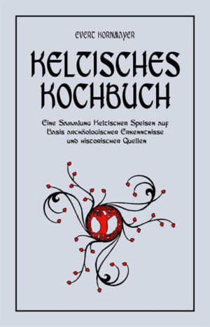 Die 150 Rezepte in diesem Buch beschreiben die Ernährung der Kelten zu der Zeit, als diese noch im Gebiet des heutigen Deutschlands, Österreichs und der Schweiz lebten. ---- Als Grundlage für dieses Buch dienten: - die über 2.000 Jahre alten Überlieferungen der Griechen und Römer - archäologische Funde in Schanzen und den ,Fürstengräbern" der La-Tène- & Hallstattzeit alte Rezepte aus den Ländern, in denen die keltischen Überlieferungen auch heute noch bekannt sind - sowie praktische Erfahrungen aus den Vereinen, deren Mitglieder in ihrer Freizeit das Leben der Kelten nachempfinden. Einführung in die Küche der Kelten - Was die Kelten im zentralen Europa nicht assen -- Keltische Tischsitten -- Keltische Feste und Feiertage -- Maße und Gewichte -- Auswahl & Verwendung der Zutaten. -- Begeben Sie sich auf eine kulinarische Zeitreise! ---- --- Rezeptindex: Suppen und Eintöpfe (Bärlauchsuppe, Bärlauchsuppe mit geröstetem Fladenbrot, Hirsesuppe mit Pflaumenkompott, Hafersuppe mit Honig und Rosinen, Zwiebelsuppe, Bohnen in Biersuppe, Bohnensuppe, Mehlsuppe, Gerstensuppe mit Borretsch, Buchweizensuppe, Brotsuppe, Kohlsuppe, Linsensuppe nach keltischer Art, Linseneintopf mit Wurst und Lauch ,Gersten-Linsentopf mit Speck, Gemüsesuppe mit Ziegenfleisch, Wildhasensuppe, Schwarzwurzelragout mit gepökeltem Schweinefleisch, Schwarzwurzel-Gemüse-Eintopf, Hagebuttensuppe, Brennnesselsuppe) Brei (Ritschert, Einfaches Ritschert, Gersten- oder Haferbrei, Haferbrei, Buchweizengrütze, Mehlbrei aus der Alpenregion, Mehlbrei von der Küstenregion mit Fleisch u. Brühe Erbsenbrei, Hirsebrei, Maronenbrei, Buchweizengrütze) Gemuese und Getreide (Bohnengemüse, Linsengemüse, Kohltopf, Äpfel und Kohl, Brennnessel-Kohltopf mit Würsten, Esskastanien, Steckrübeneintopf, Löwenzahngemüse, Löwenzahnsalat, Weißkohlsalat, Salat mit Bucheckern, Möhren mit Kardamom, Pilztopf, Getrocknete Pilze) Milchprodukte (Keltischer Käse, Frischkäse, Eingelegter Schafskäse, Butter, Schafskäse-Lauch-Salat) Lammfleisch (Lammkeule aus dem Ofen, Keltischer Lamm-Weißkohltopf, Hammel- und Kohltopf, Lammkessel, Gekochte Lammkeule, Gebratene Lammkeule, Geräucherte Lammkeulen) Ziegenfleisch (Ziegenkeule aus dem Tontopf, Ziegenkeule aus dem Ofen, Ziegenragout mit keltischen Bohnen, Ziegentopf “Boudicca“, Ziege am Spieß, Getrocknete Ziegenkeule) Schweinefleisch (Gepökelter Schweinebauch, Räucherschinken mit wildem Wacholder, Gekochtes Eisbein, Rippenbraten mit Pflaumen, Rührei mit Speck, Gegrillte Schweinesteaks, Spießbraten, Schweinefleisch mit Lauch, Würziger Schweinetopf, Saukäse) Rindfleisch (Rinderspiee, Rinderpökelfleisch, Luftgetrocknetes Rindfleisch, Gekochtes Rindfleisch, Rauchfleisch, Ochsenleber vom Grill) Wild (Wildgerichte aus dem Erdofen, Wildfleischpfeffer, Wildschweingulasch mit Linsen, Wildschweinbraten, Rehkeule am Spieß, Hase am Spieß, Hasenragout, Hasenkeule mit Hagebuttenmus) Geflügel (Hühnertopf mit Bier, Gepökelte Hühnerkeulen, Im Erdofen gebackenes Huhn, Schmorhahn im Topf, Ente am Spieß, Gepökelte Ente) Wurst (Getrocknete Wurst, Wurst der Treverer, Geräucherte Wurst, Wildschweinwürste, Speckwurst nach Art der Eburonen, Speckwurst mit Kohl) Fisch (Gegrillte Lachssteaks in Sauerampfersoße, Gesalzener Fisch, Gebratene Salzheringe, Räucherlachs, Fischtopf, Forelle vom Grill) Schalen- und Krustentiere (Flusskrebse mit Pilzen, Geröstete Flusskrebse, Frische Austern nach alter Art, Geräucherte Austern, Gekochte Austern, Miesmuscheln im Sud, Schnecken mit Bärlauchbutter, Gekochte Schnecken) Salzige Backwaren (Dinkel-Fladenbrot, Dinkel-Fladenbrot mit Bärlauch und Nüssen, Fladenbrot, Dünnes Fladenbrot, Vosegus-Brot, Trockenes Fladenbrot) Süße Backwaren (Keltenkringel, Fürstenbrot, Brot der Feen, Keltischer Barmbrack, Keltenkekse) Mus und Kompott (Ebereschenmus, Hagebuttenmus, Holunderkompott, Pflaumenkompott Brombeerkompott, Zibärtlekompott, Schlehenkompott, Walderdbeer- oder Preiselbeermus, Vogelkirschen-Kompott, Holzapfelkompott, Holzapfelmus, Getrocknete Apfelringe, Getrocknete Kirschen) Getränke (Met, Cerevisia, Most, Birkenwein, Hagebuttentee, Wildkräutertee, Löwenzahn-Kaffee) Anhang (Eichelmehl, Fischbrühe, Fleischbrühe, Gemüsebrühe, Hühnerbrühe, Schmalz, Sauerteig-Grundrezept)